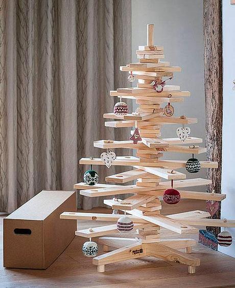 Ideas DIY, Arboles de Navidad en madera Ideas DIY, Arboles de Navidad en madera