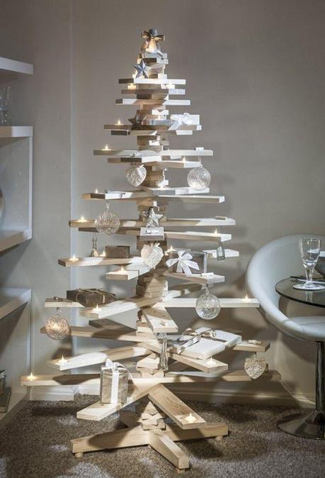 Ideas DIY, Arboles de Navidad en madera