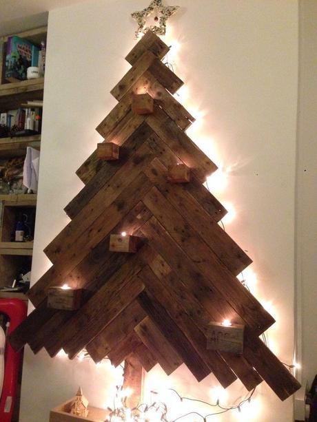 Ideas DIY, Arboles de Navidad en madera Ideas DIY, Arboles de Navidad en madera