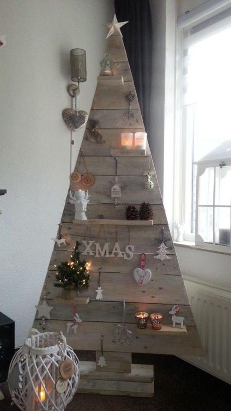 Ideas DIY, Arboles de Navidad en madera