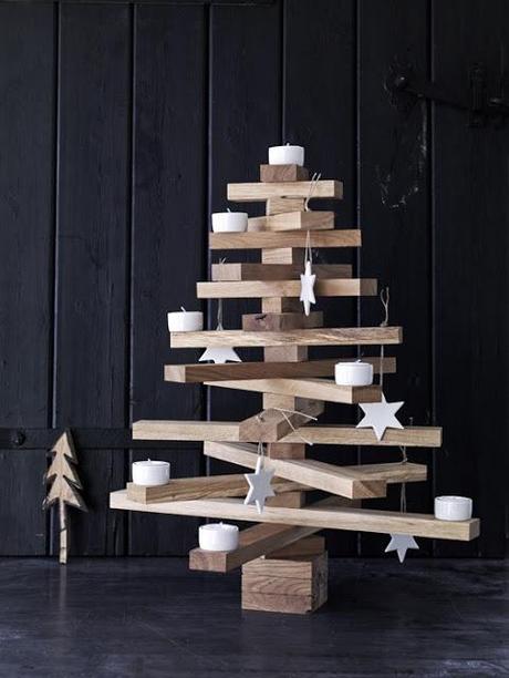 Ideas DIY, Arboles de Navidad en madera