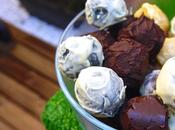 Recetas fit: bombones choco blanco/negro