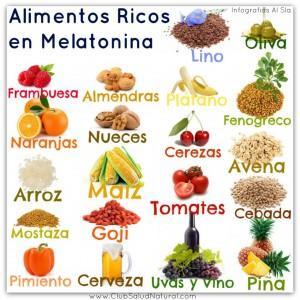 Melatonina , qué alimentos ayudan a producirla tr