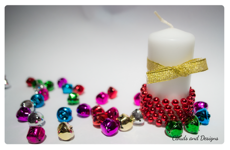 Adviento bloggero dia 11 Velas decoradas