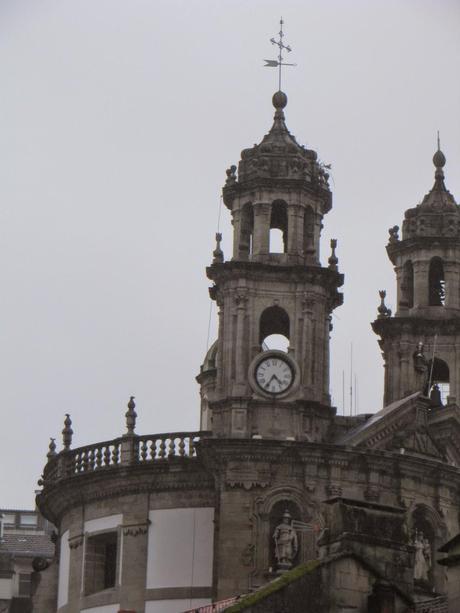 Pontevedra bañada por la lluvia