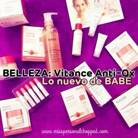 BELLEZA: Vitance ANTI-OX de Laboratorios BABÉ!