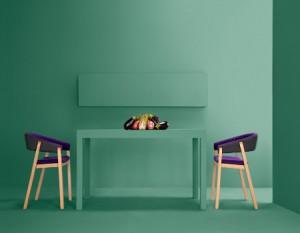 Diseño minimalista: Oslo Chair y Valentino Bench