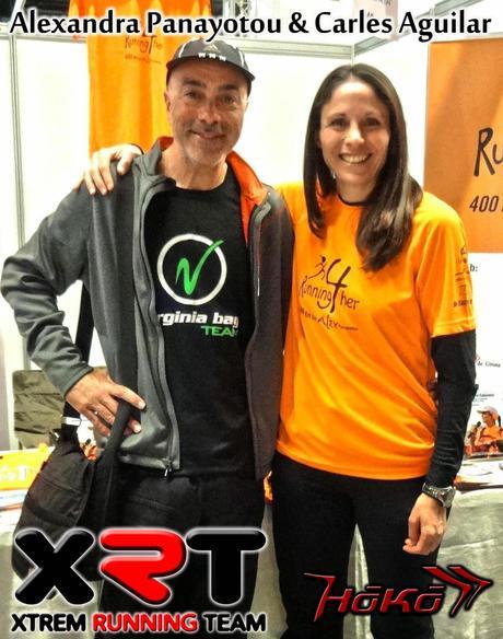 Alexandra Panatoyou & Carles Aguilar forman la versión 3.0 del XRT - Xtrem Running Team para participar en las 24 Horas en Pista de Can Dragó y correr por la ELA (Esclerosis Lateral Amiotrófica) con la colaboración de Hoko  Esport