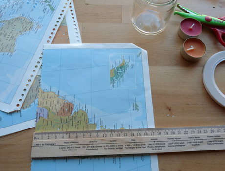 DIY: PORTAVELA NAVIDEÑO