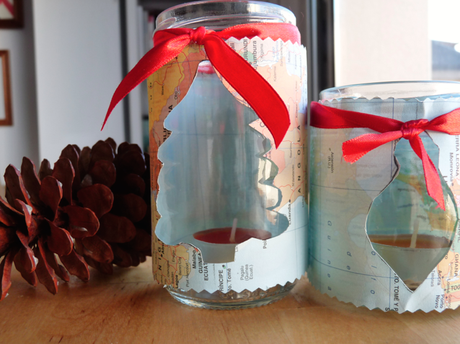 DIY: PORTAVELA NAVIDEÑO