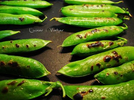 Guisantes a la plancha