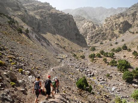 Ruta al Toubkal. Etapa 2. De Tizi Oussem al collado de Aazib Tzikerte
