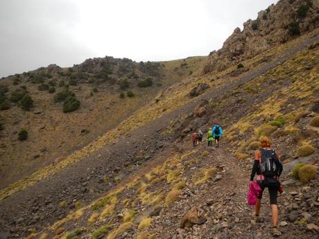 Ruta al Toubkal. Etapa 2. De Tizi Oussem al collado de Aazib Tzikerte