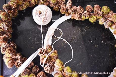 Inventando el Finde 6: Corona navideña Inventando el Finde 6: Corona navideña