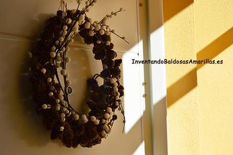 Inventando el Finde 6: Corona navideña Inventando el Finde 6: Corona navideña