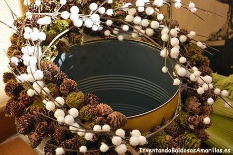 Inventando el Finde 6: Corona navideña Inventando el Finde 6: Corona navideña