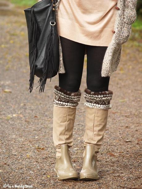 OUTFIT PRINT RAIN BOOTS