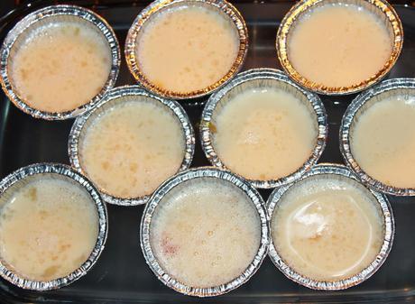 Flan de huevo para alérgicos a la proteína de leche de vaca relleno flan