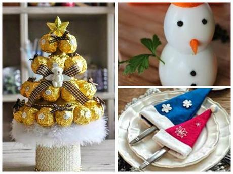 Anillos navideños para servilletas-Manualidades