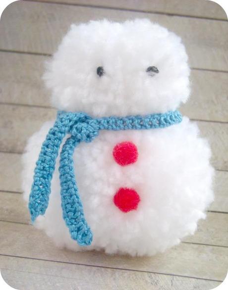 DIY: Muñeco de nieve de lana