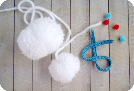 DIY: Muñeco de nieve de lana