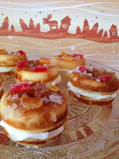 MIni roscones de reyes en donutera
