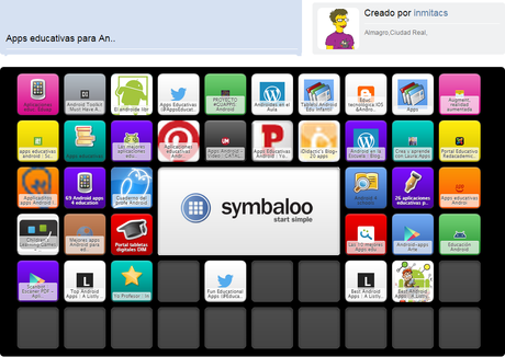Symbaloo de Apps educativas Android de Inma Contreras @inmitacs