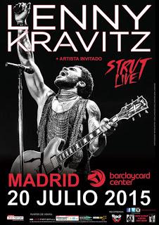 Las entradas para Lenny Kravitz en Madrid se ponen a la venta el 16 de diciembre
