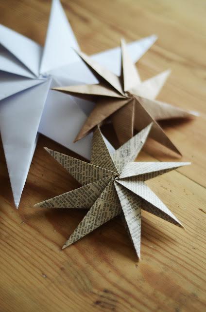 origami para navidad origami para el arbol de navidad hazlo tu mismo decoración navidad diy deco decoración navideña blog decoración interiores nórdicos adornos para el arbol diy Adornos navideños origami adornos navideños diy adornos navidad con papel 