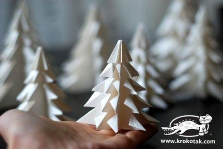 origami para navidad origami para el arbol de navidad hazlo tu mismo decoración navidad diy deco decoración navideña blog decoración interiores nórdicos adornos para el arbol diy Adornos navideños origami adornos navideños diy adornos navidad con papel 