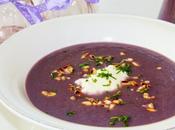 Ideas para estas fiestas. Crema zanahorias moradas mousse requesón piñones