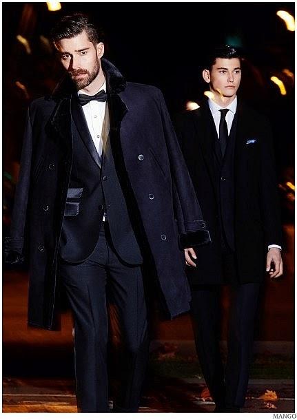 Mango, cena de navidad, Fall 2014, tuxedo, esmoquin, elegancia, Suits and Shirts, 