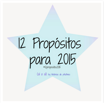 Mis 12 propósitos del 2015