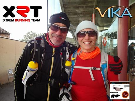 Entreno nocturno del XRT - Xtrem  Running Team 3.0 con Hoko - Esport y Vika Sunglasses para las 24 Horas en Pista de Can Dragó (Barcelona)