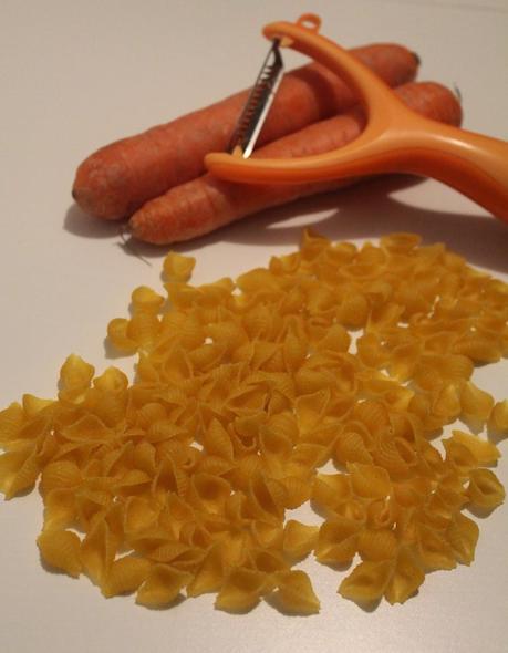 PASTA SIN GLUTEN CON ZANAHORIA