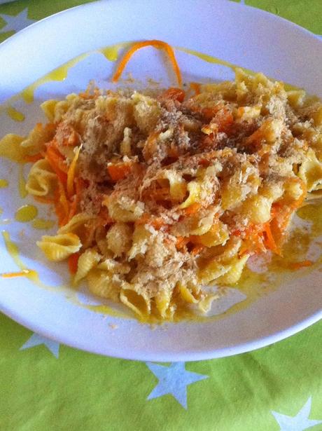 PASTA SIN GLUTEN CON ZANAHORIA