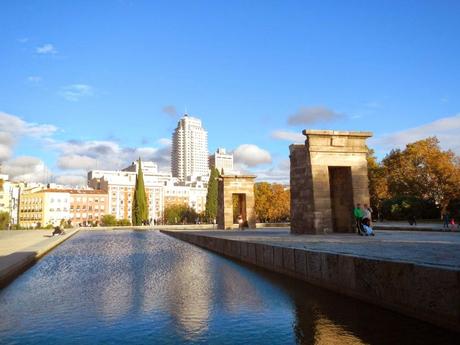 El Templo de Debod en Madrid
