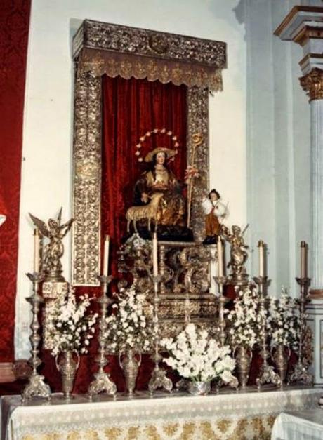 El altar de la Divina Pastora en la Soledad