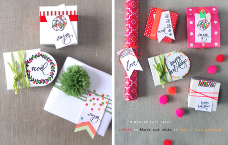 8 ETIQUETAS PARA LOS REGALOS DE NAVIDAD