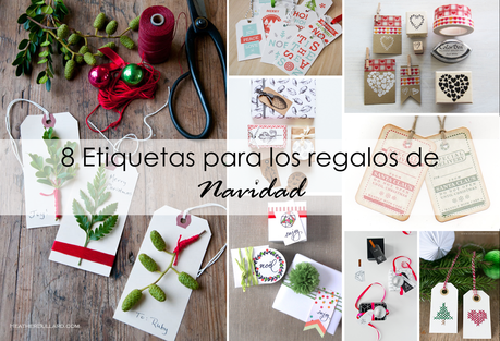 8 ETIQUETAS PARA LOS REGALOS DE NAVIDAD