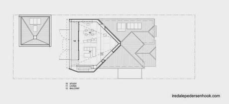 Residencia de suburbio restaurada y ampliada por el fondo.