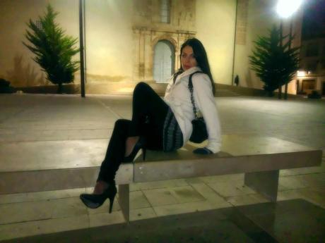 Stiletos Negros En Raso