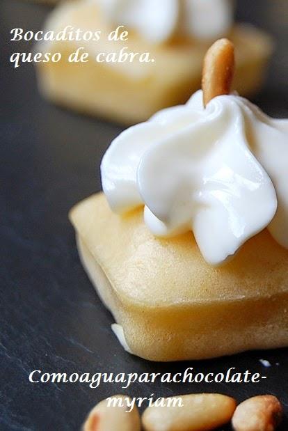 BOCADITOS DE QUESO DE CABRA.