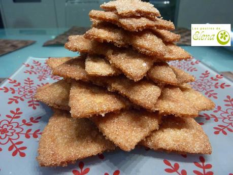 Arbolitos de Navidad de galletas crujientes