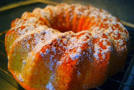 Bizcocho de Nata, Naranja y Coco