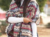 Outfit: scarf like poncho