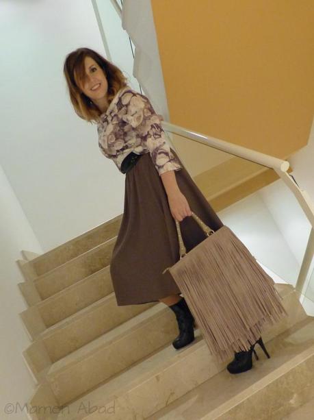 Falda midi verde caqui (4)