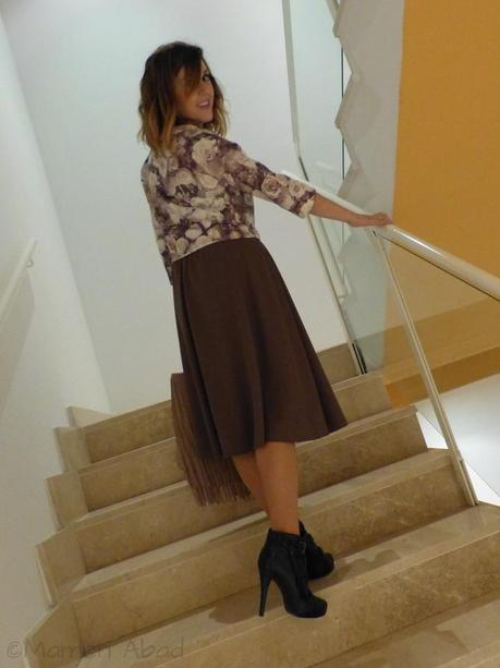 Falda midi verde caqui (5)