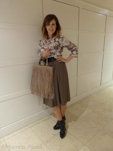 Falda midi verde caqui (3)