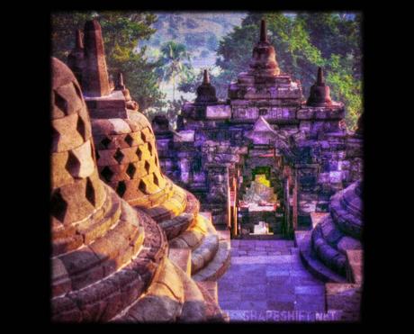 approaching emptiness Borobudur stupa